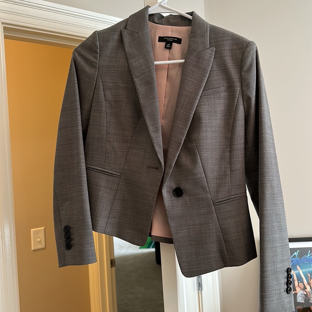 Gray Classic Blazer - image 2